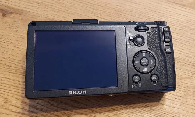 SH:313【TOP MINT w/Case】 RICOH GR 16.2MP Digital Compact Camera Black From JAPAN 3