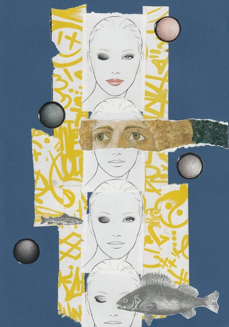 Collage ORIGINALE - Pezzo unico! - f.to cm.21x29,7 - Fai più bella la tua casa!