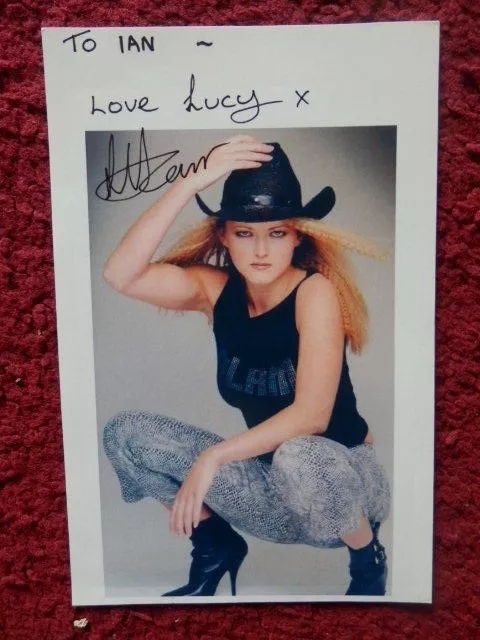 Lucy Carr - Model / Singer  - Autographed Photo