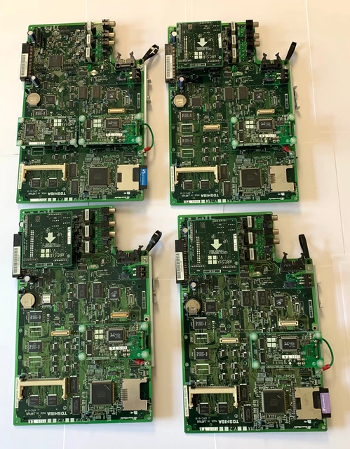 Lot of 4 Toshiba CTX100 ACTU1A Processor Boards