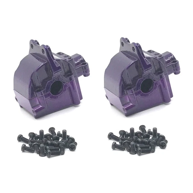 VGEBY Couvercle Boîte Vitesses Alliage Aluminium - Pour Voiture RC WLtoys 144001 - Pièce Upgrade
