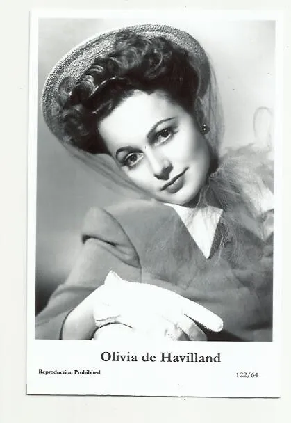 (Bx7) Olivia De Havilland Photo Card (122/64) Filmstar  Pin Up Movie Glamor Girl