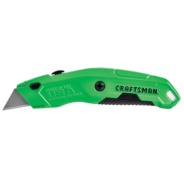 CRAFTSMAN CMHT10589 UTILITY Knife Box cutter HIVisibility Retractable