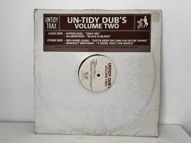 Tidy Trax Untidy Dub's Volume Two - Hyperlogic Hard House Vinyl 12”