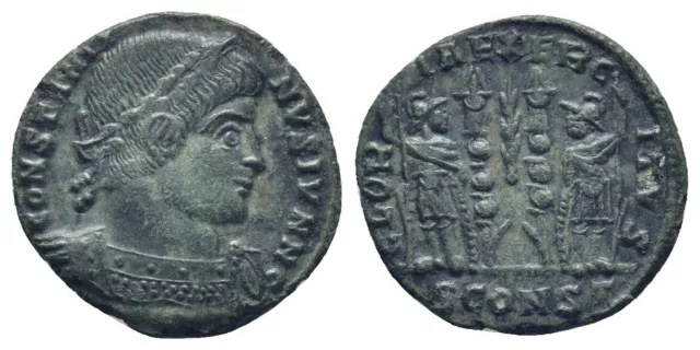 Roman Empire Rare Excellent condition CONSTANTINE I Follis Arelate 18mm/2,5gr
