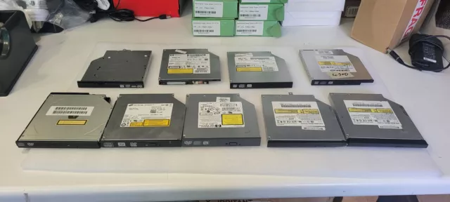 Job Lot Laptop Optical drives Disc Drives DVD/CD Tested