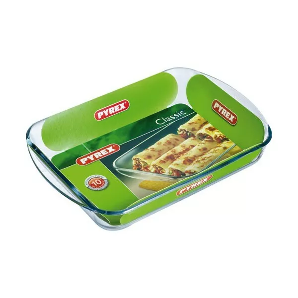Plat à Lasagnes Rectangulaire en Verre 34 x 23 cm 2,6 L Essentials