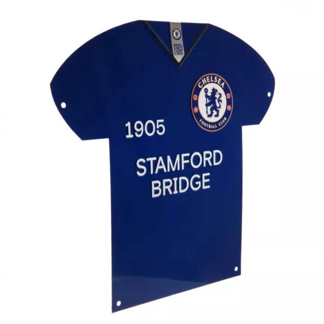 Chelsea FC Metal Shirt Shaped Sign - New Official Club Merchandise