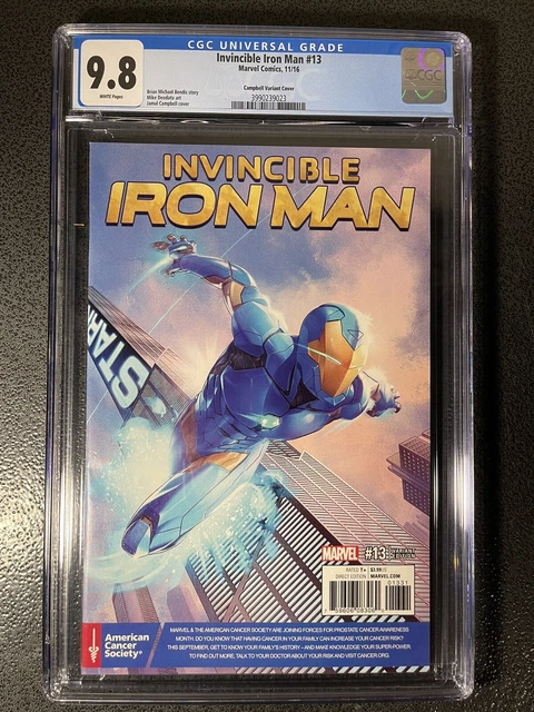 Invincible Iron Man 13 Campbell Variant CGC 9.8 3990239023