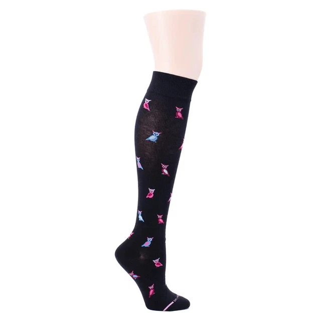 2 Pairs Dr. Motion Mild Compression 8-15mmHg Knee-Hi Women's Socks