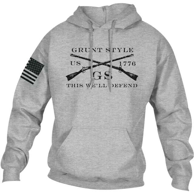 Grunt Style Logo Basic Pullover Hoodie - Sport Gray