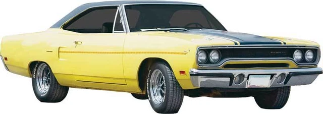 1970 Plymouth Road Runner Reflective Gold Dust Trail Decal Set
