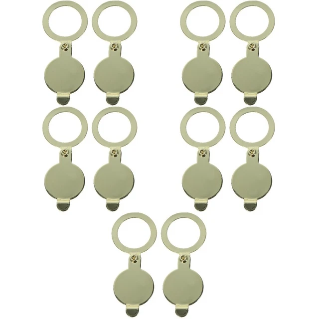 10 Pcs Protecteur De Judas Pièce De Arrière Oeil De Chat Couvrir