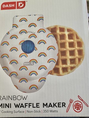rainbow mini waffle maker