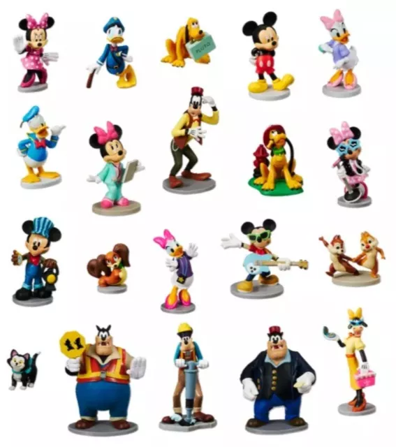 Set 20 Personaggi Disney Pvc La Casa Di Topolino