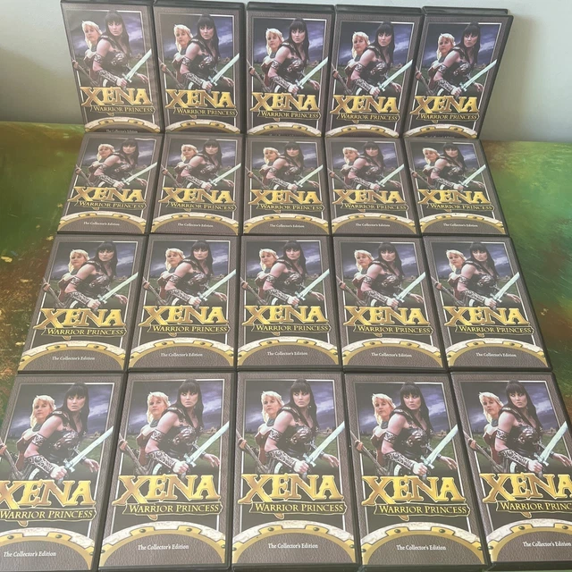 LOT OF 20 XENA THE WARRIOR PRINCESS VHS TAPES. 40 EPISODES Retv Video