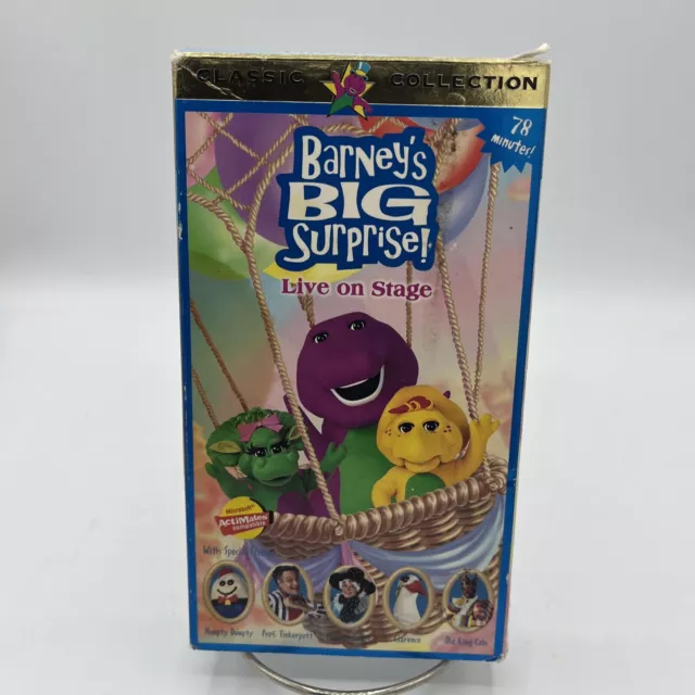 BARNEY'S BIG SURPRISE Live on Stage VHS (1998) *Good Condition* $11.40 ...