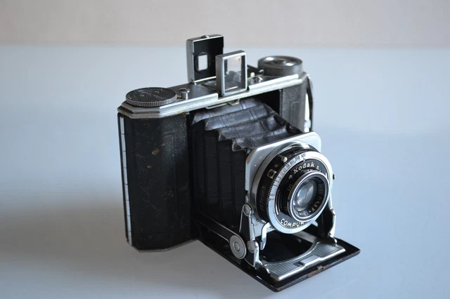 Kodak Duo 620 Compur Folding Camera Appareil Photo Ancien A Soufflet