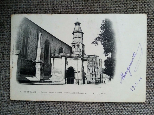 Cpa Bordeaux Église Saint Seurin