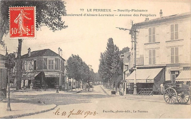 94 - LE PERREUX - SAN31274 - Boulevard d'Alsace Lorraine - Avenue des Peupliers