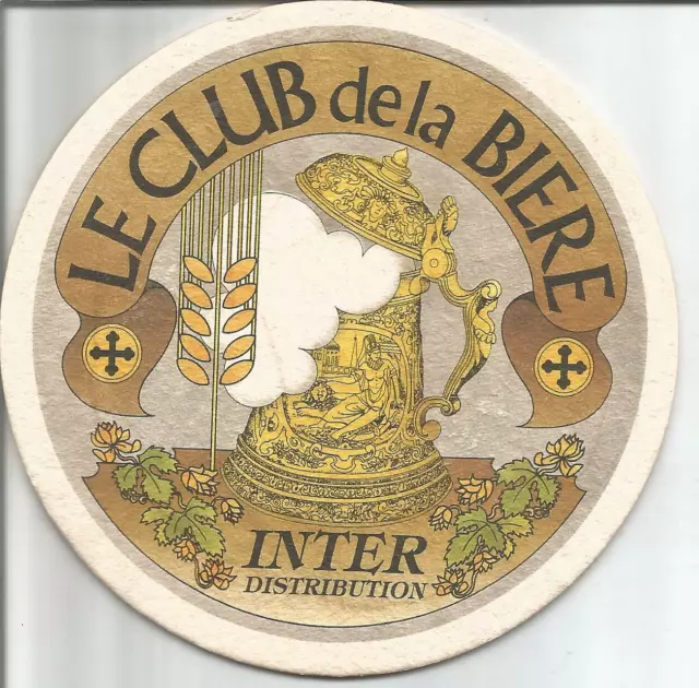 Sous-bock - Le club de la bière - Inter distribution