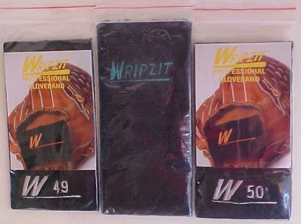 Baseball Softball Professional Glove Wristband Wrap Black Wrist Strap Band 49,50