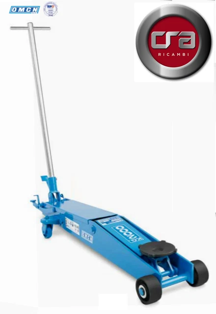 Sollevatore Idraulico / Cric A Carrello OMCN 112/C - 1,2T - 1,2 Tonnellate - Foto 13