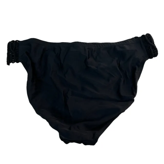 SO BY KOHL'S Women's Swimwear Bikini Bottoms Size 1X Color Black Side  Crochet £6.60 - PicClick UK