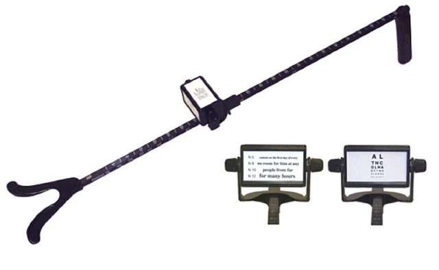 Règle RAF (Royal Air Force) - Exercice Des Yeux, Optométrie, Un Outil Pro !