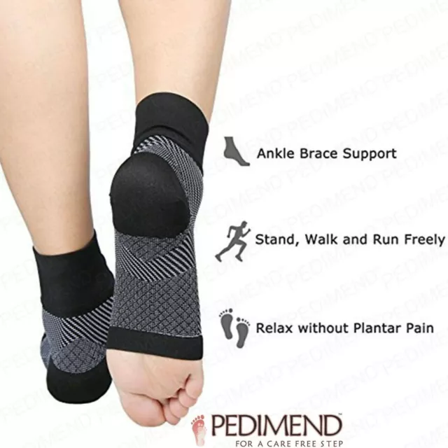 Ankle Brace Breathable Compression Foot Support Targeted Pain Relief Prevent UK