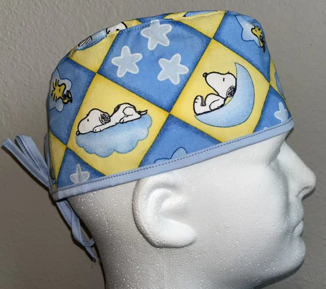 Peanuts Snoopy Cloud 9 Scrub Hat Chemo Cap