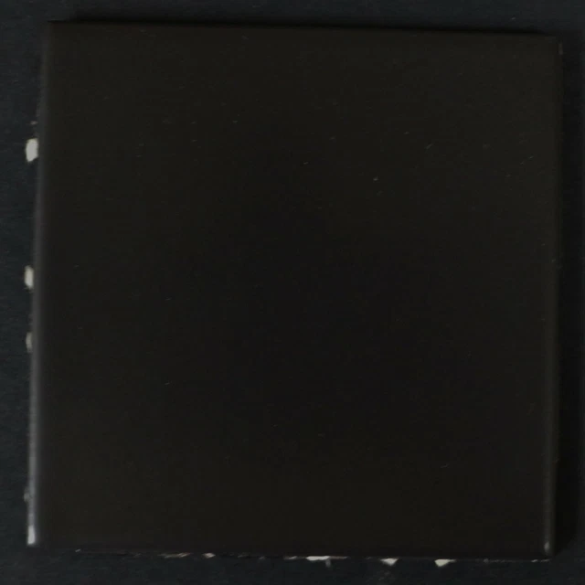 Tile 4x4* Black Matte Retired Mosaic Ceramic C#668 1 Pc