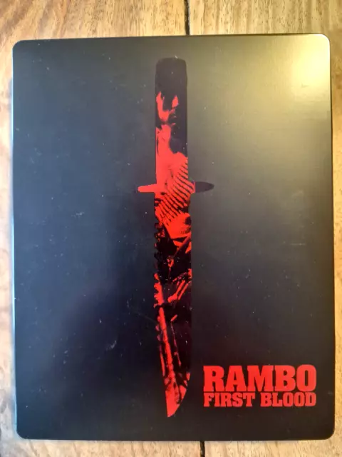 RAMBO 1 FIRST BLOOD Steelbook  BluRay édition Zavvi état comme neuf