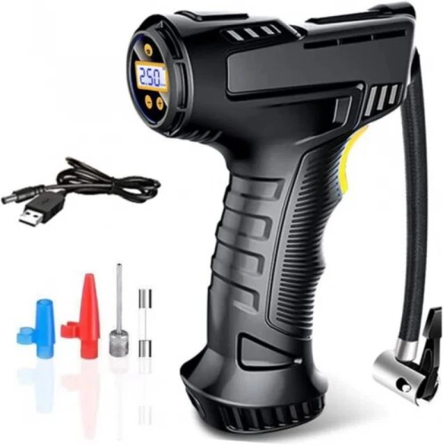 Electric Vehicle Tire Inflation Pump Portable Tire Air Compressor Pump Cordless