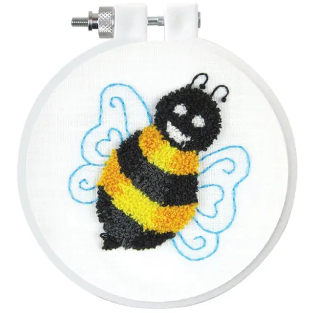 Kit artesanal con aguja perforadora de abeja de diseño hágalo usted mismo