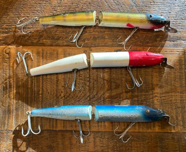 VINTAGE CREEK CHUB Giant Pikie Fishing Lure Perch Color HUGE $95.00 -  PicClick