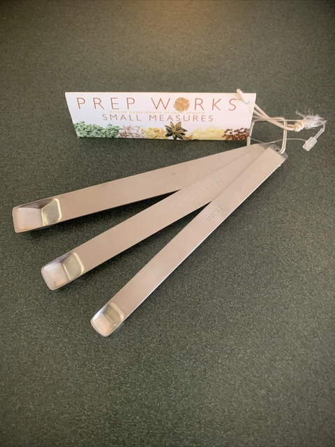 Amco Houseworks Stainless 18/8  Measuring Spoons Nesting Set of 3 #243 - NEW