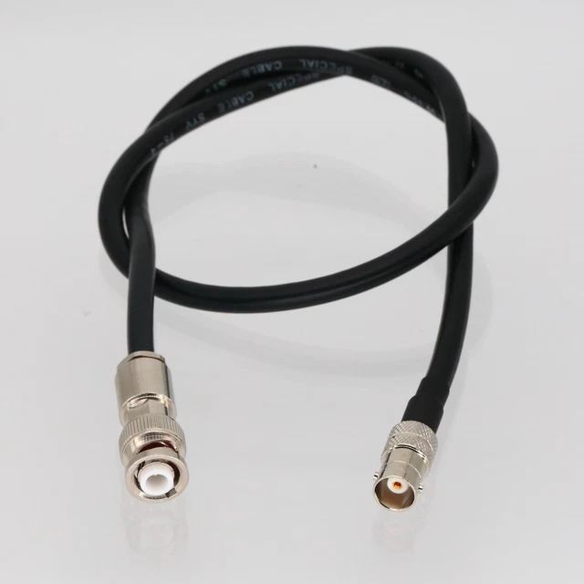 HIGH VOLTAGE COAXIAL Connector MHV 3KV 3000V Male to BNC Female RG59