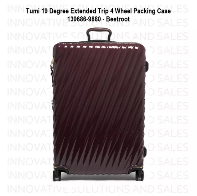 Tumi 19 Degree Extended Trip 4 Wheel Packing Case - 139686-9880 - Beetroot