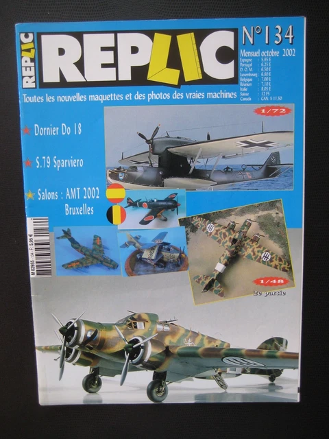 REPLIC n° 134 - DORNIER DO-18 - SAVOIA-MARCHETTI S.79