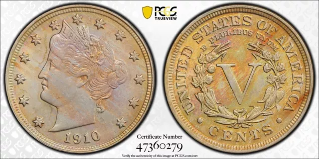 V nickel cheap 1910