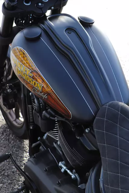 Harley Cult Werk Dash Cover schwarz 18-22 FXLRS Softail Low Rider HD-BRO121