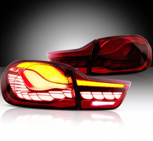 For Bmw 4 Series F32 F33 F36 M4 F82 F83 2014-2020 Gts Full Led Tail Lights Lamps 2