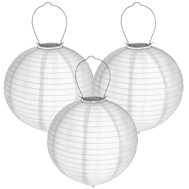 AAF Nommel Papier-Lampion Weiß – 40 Cm Durchmesser, Pendelleuchte Aus Reispapier