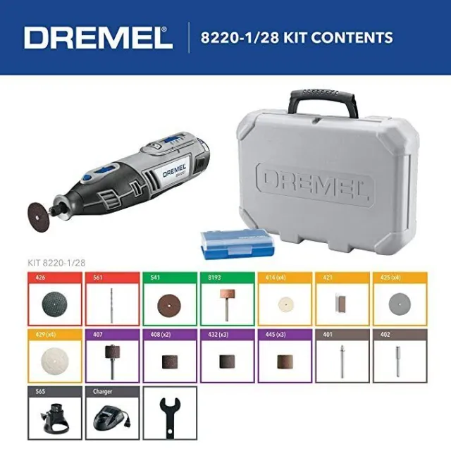 Dremel 8220-1/28 12-Volt Max Cordless Rotary Tool - Free Shipping 3