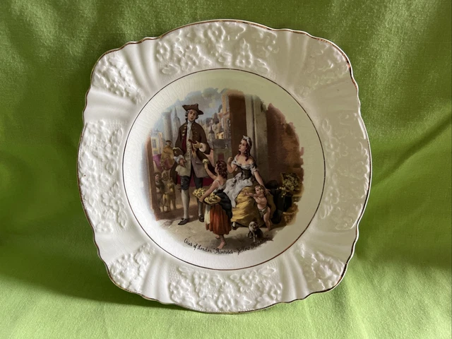 Cries Of London Plate 23cm Primroses Yellow Primroses - J&G Meakin A/F crazing