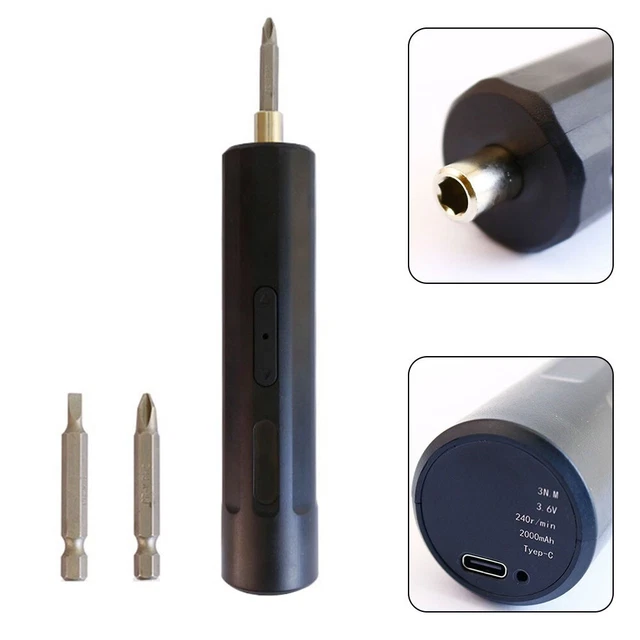 Tournevis électrique Compact 44 En 1 – Léger, Alliage Aluminium, Pour Réparation De Montres