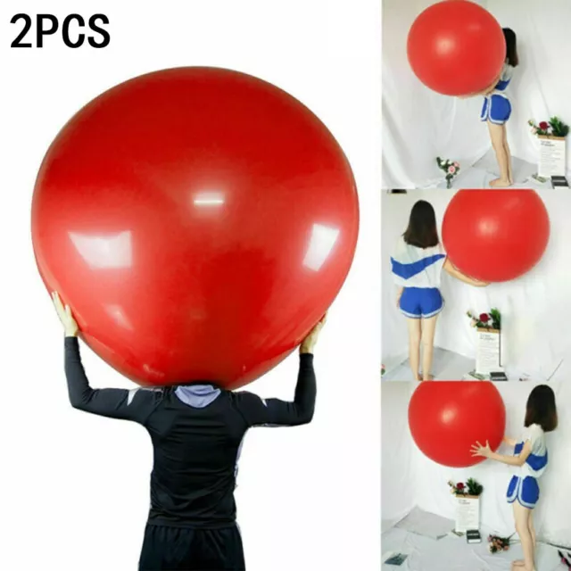 5.1x183cm Latex Géant Human Œuf Ballon Rond Drôle Jeu Ballon Jouets Kit Gadget 2