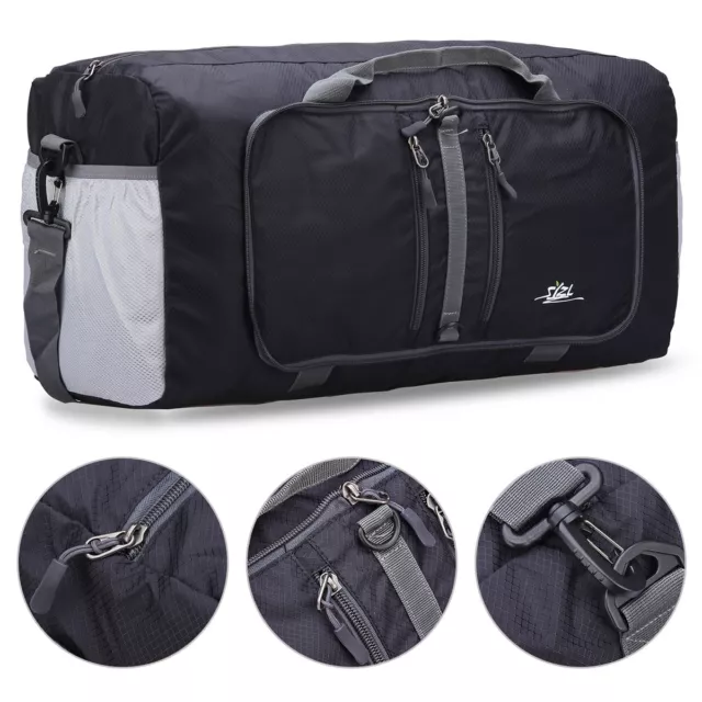 Travel Foldable Duffle Bag Gym Sports Lightweight Luggage Duffel Foldaway Bags