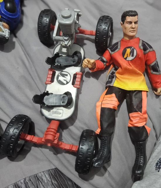 Action man deals skateboard extreme